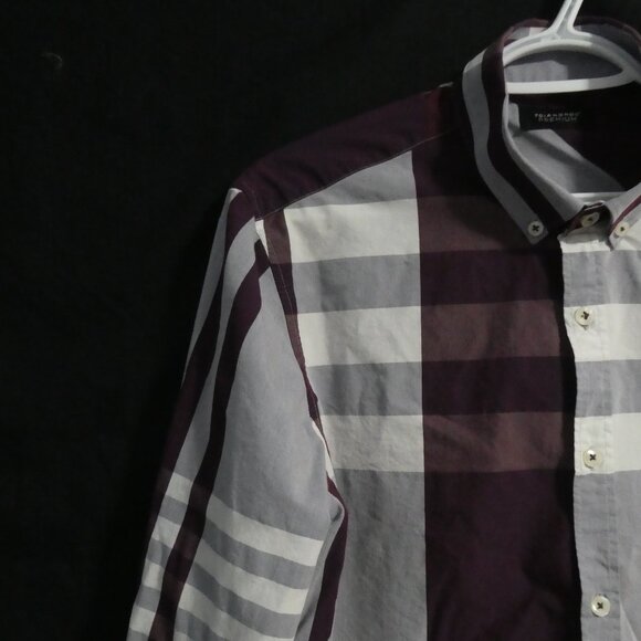 7 DIAMONDS PREMIUM | medium | Plaid Button-Up Closure Casual Shirt W/ Pocket - Picture 3 of 15